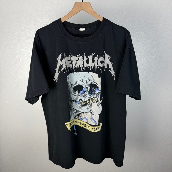 Metallica World Magnetic Tour Pushead 2008 / 2009 Vintage Y2K Concert Size 2XL - Picture 1 of 8